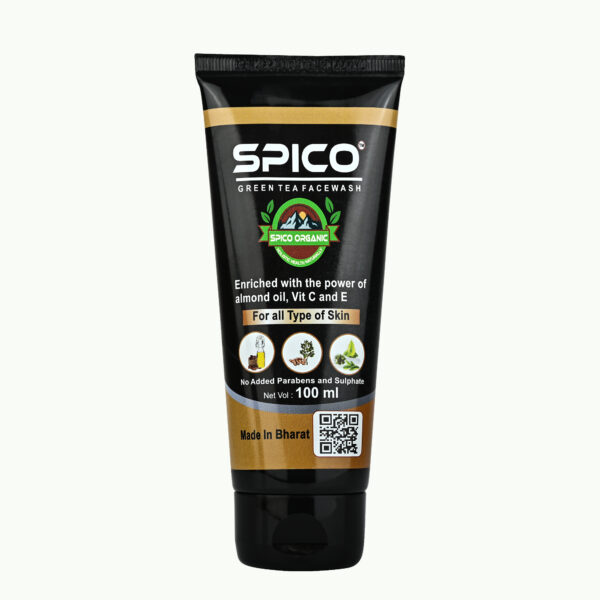 Spico Organic Green Tea Face Wash