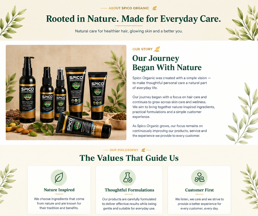 Spico Organic About Us