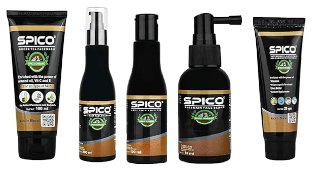Spico Organic Hair & Skin Care Combo Pack