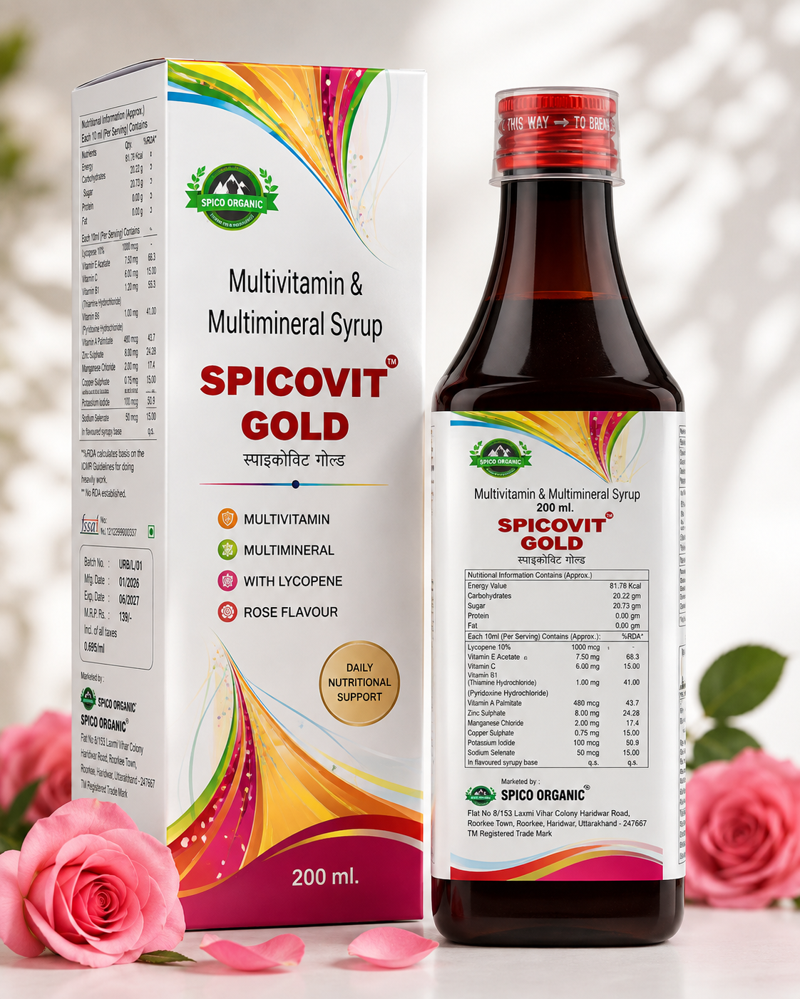 Spicovit Gold Multivitamin & Multimineral Syrup | 200 ml