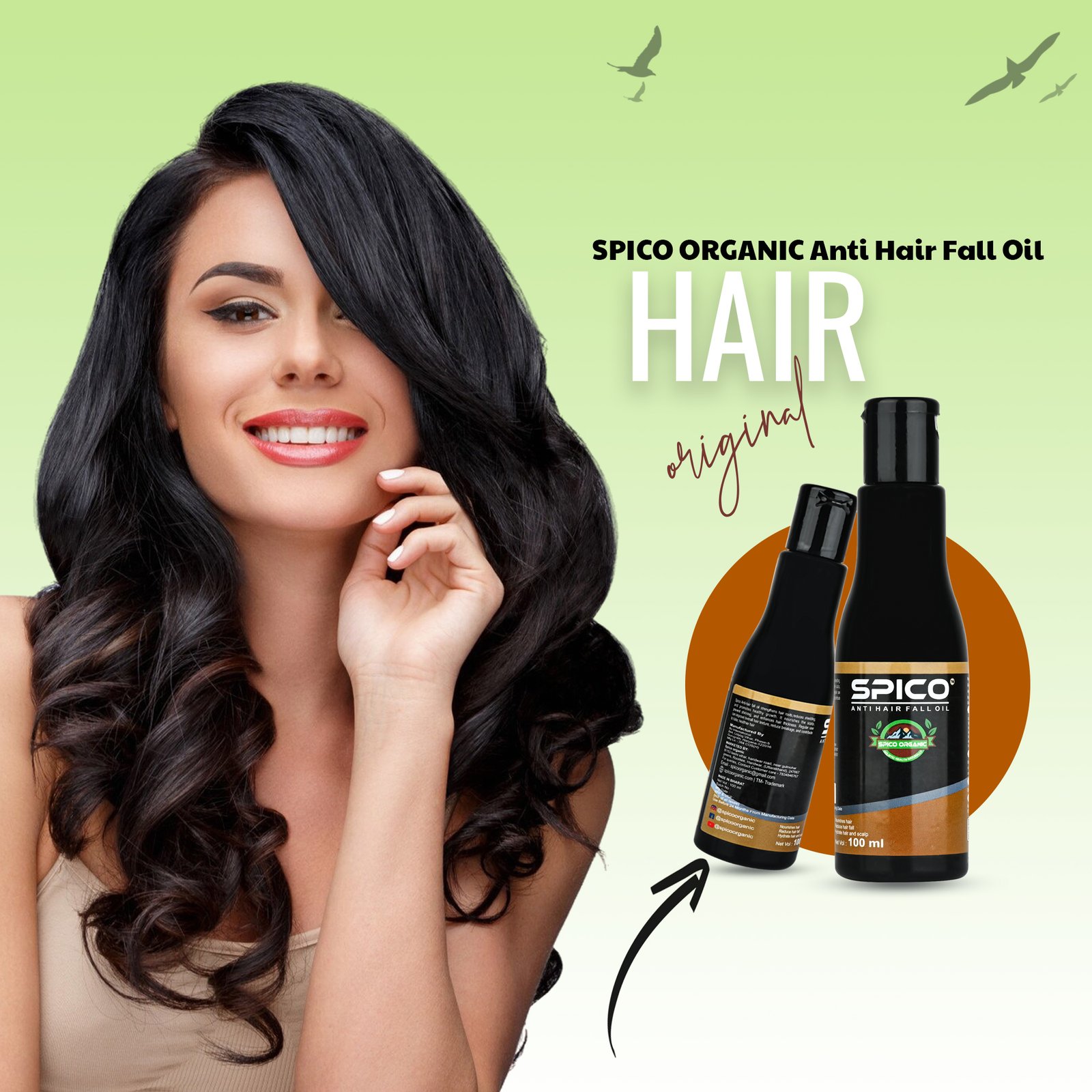 Spico Organic Anti Hair Fall Oil